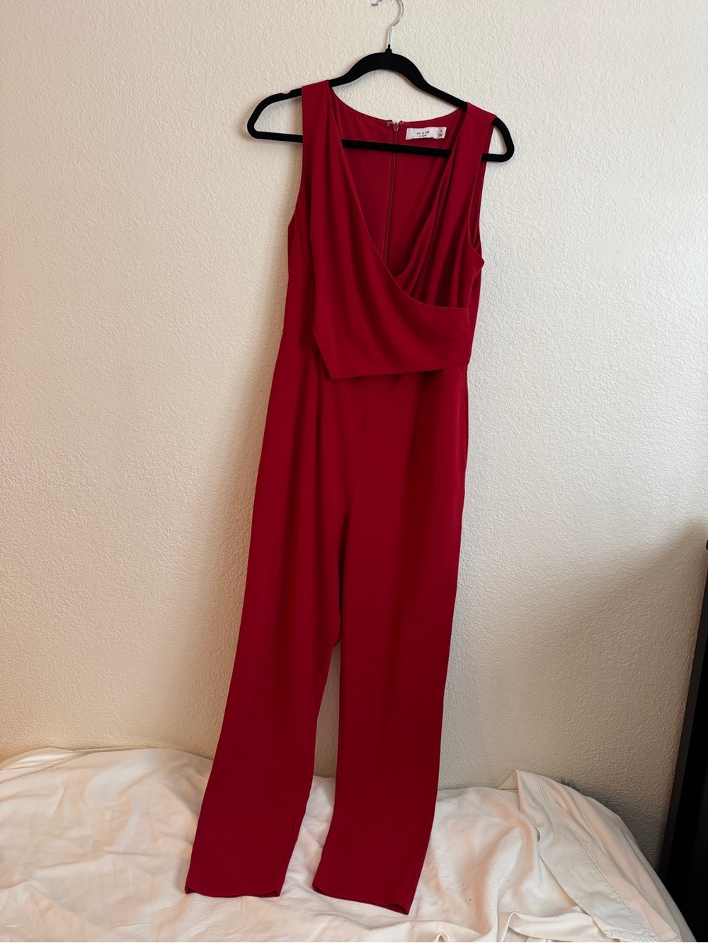ALI & JAY Red Sleeveless Jumpsuit